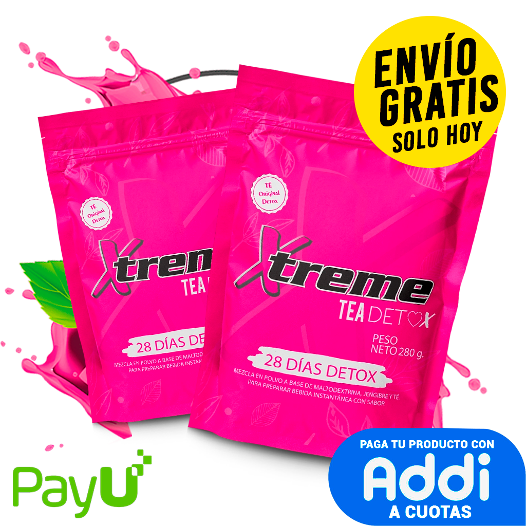 2 Zero Xtreme Té Detox (ENVIO GRATIS)