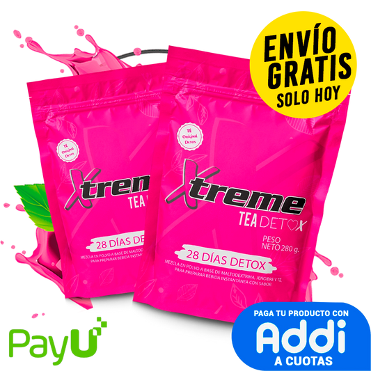 2 Zero Xtreme Té Detox (ENVÍO GRATIS)