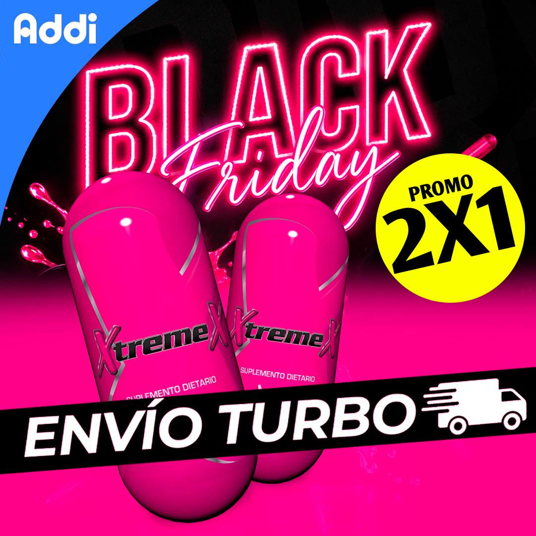 TURBO: BLACK FRIDAY 2X1 Xtremex suplemento dietario