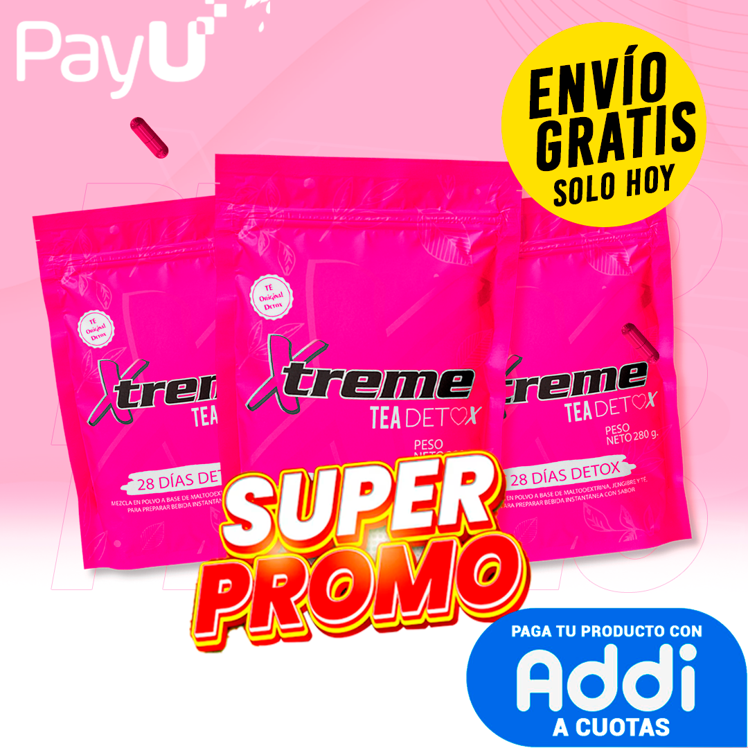 SUPER PROMO: 3 Té detox (ENVÍO GRATIS)