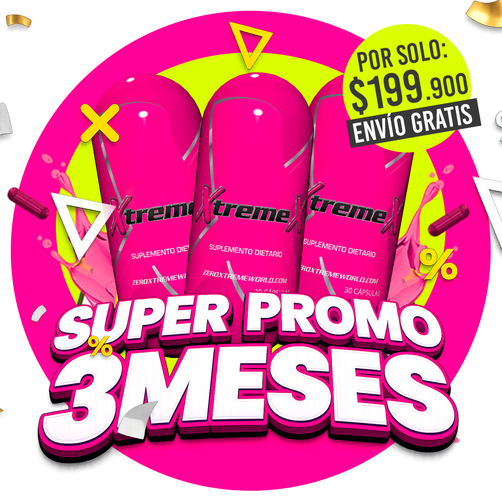 SUPER PROMO: 3 xtremex suplemento dietario (ENVÍO GRATIS)