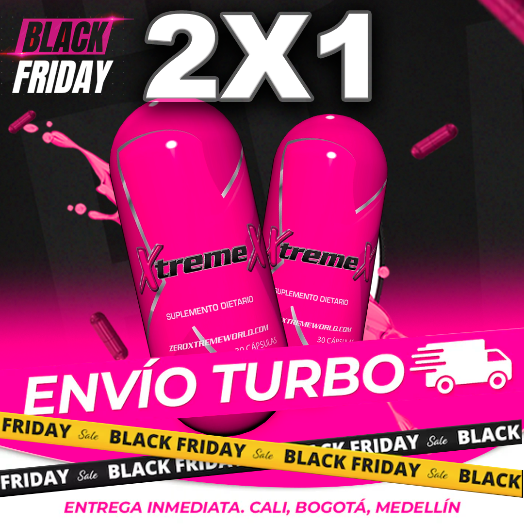 TURBO BLACK FRIDAY 2X1: 2 xtremex suplemento dietario